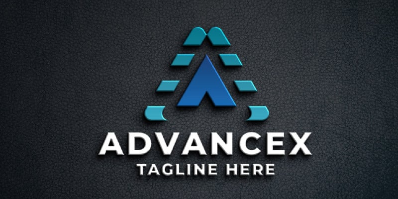 Advancex Letter A Pro Logo Template