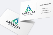 Anexusa Letter A Pro Logo Template Screenshot 1
