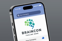 Brain Connect Pro Logo Template Screenshot 2
