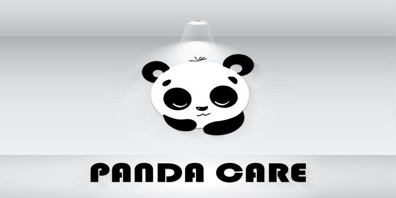 Panda Care Logo Template Vector File Modern