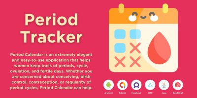 Peroid Tracker Android App source Code