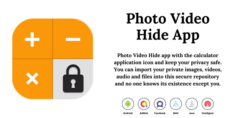 Photo Video Hide App Source Code