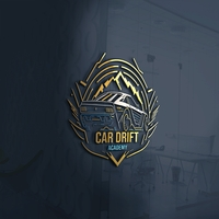 Car Drift Academy Logo Template Vector File