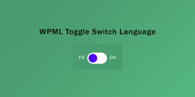WPML Toggle Switch Language - WordPress Plugin