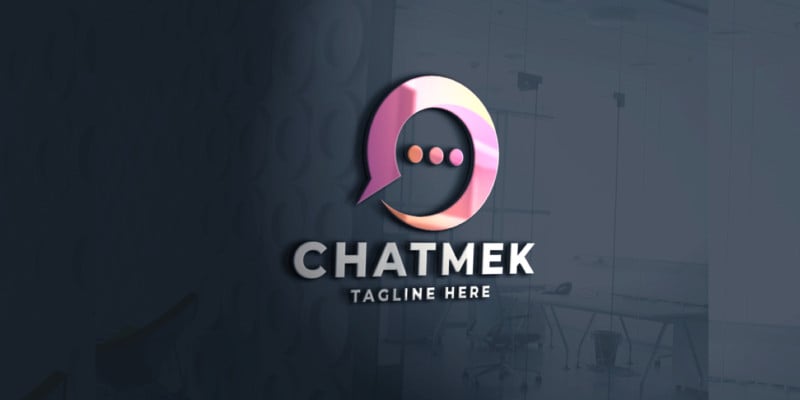 Chatmek Pro Logo Template