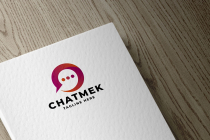 Chatmek Pro Logo Template Screenshot 2