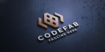 Code Fabric Pro Logo Template