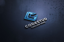 Code Studio Letter C Pro Logo Template Screenshot 1