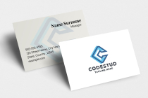 Code Studio Letter C Pro Logo Template Screenshot 2