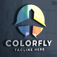 Color Fly Pro Logo Template