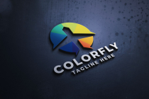 Color Fly Pro Logo Template Screenshot 1