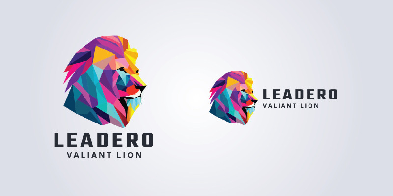 Leader Valiant Lion Logo