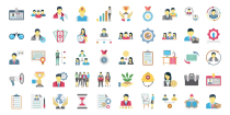 HR And Management Vector Icons Screenshot 1