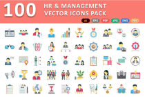 HR And Management Vector Icons Screenshot 3