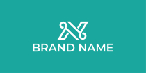 Cosmetics Minimalist Letter N Logo Screenshot 1