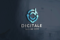 Digitale Letter D Pro Logo Template Screenshot 1