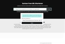 Sortner - URL Shortner Tool PHP Script Screenshot 3