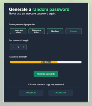 Password Generator - ReactJS Screenshot 2