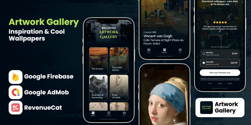 Artwork Gallery - iOS App Source Code