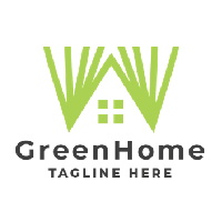 Green Home Pro Logo Template