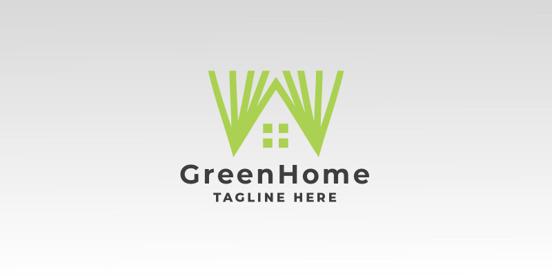 Green Home Pro Logo Template