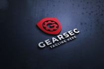 Gear Secure Letter G Pro Logo Template Screenshot 2