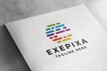 Exepixa Letter E Pro Logo Template Screenshot 1