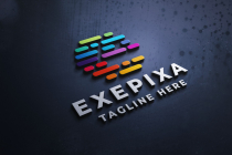 Exepixa Letter E Pro Logo Template Screenshot 2