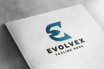 Evolvex Letter E Pro Logo Template Screenshot 1
