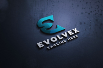 Evolvex Letter E Pro Logo Template Screenshot 2