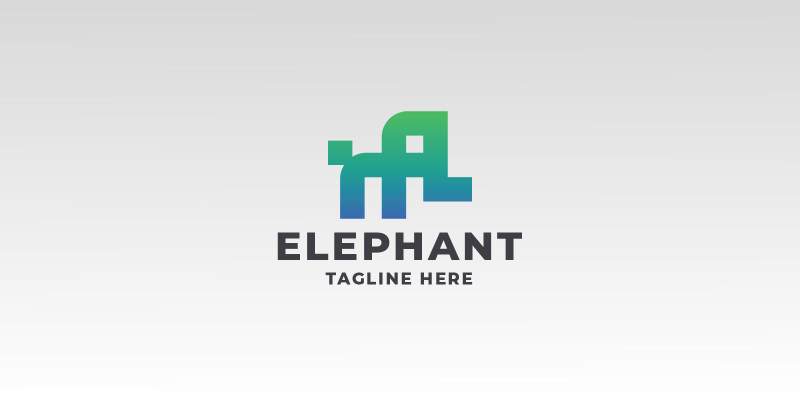 Elephant Animal Pro Logo Template