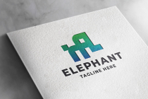 Elephant Animal Pro Logo Template Screenshot 1