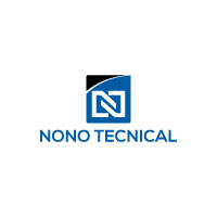 Nano Tecnical  N letter logo design template