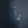 Pet Farm Logo Template Vector File