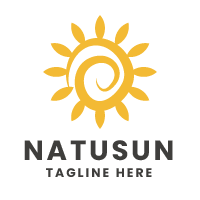 Nature Sun Pro Logo Template