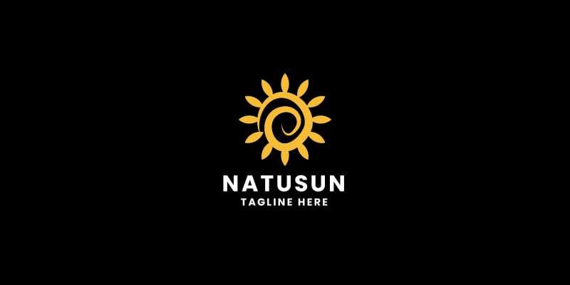 Nature Sun Pro Logo Template