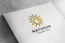 Nature Sun Pro Logo Template Screenshot 1