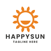 Happy Sun Pro Logo Template