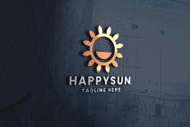 Happy Sun Pro Logo Template Screenshot 2