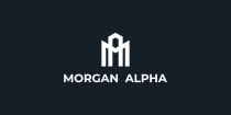 Monogram Alpha  AM letter logo design template Screenshot 2