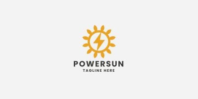 Power Sun Pro Logo Template