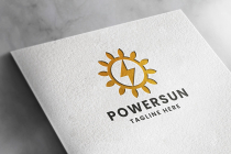 Power Sun Pro Logo Template Screenshot 1