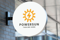 Power Sun Pro Logo Template Screenshot 3