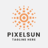 pixel-sun-pro-logo-template