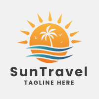 Sun Travel Pro Logo Template