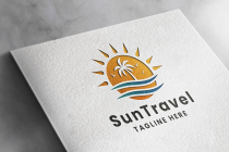 Sun Travel Pro Logo Template Screenshot 1