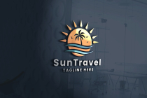 Sun Travel Pro Logo Template Screenshot 2