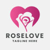 Rose Love Pro Logo Template