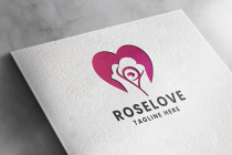 Rose Love Pro Logo Template Screenshot 1