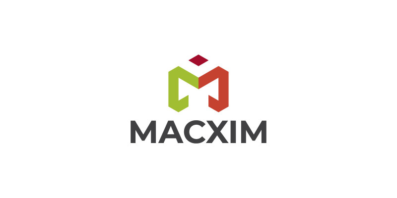 Macxim M Letter Logo Design Template